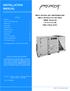 INSTALLATION MANUAL. SINGLE PACKAGE AIR CONDITIONERS AND SINGLE PACKAGE ELECTRIC UNITS DM090, 120 and /2 TO 12-1/2 TON (380V, 3 Phase, 60 HZ)