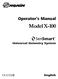Operator s Manual. Model X-100. Universal Oximetry System English