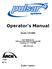 Operator s Manual. Model # PS Arch Chemicals, Inc Lower River Road P.O. Box Box 800 Charleston, TN PULSAR