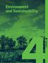 Environment and Sustainability. Environment and Sustainability