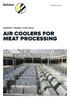AIR COOLERS FOR MEAT PROCESSING
