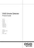 OSID Smoke Detector. Product Guide OSI-10 OSI-45 OSI-90 OSE-SP OSE-SPW OSE-SP-01 OSE-HPW