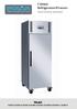 Cabinet Refrigerators/Freezers Instruction manual