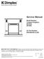 Service Manual. Model Number: Compact Fireplace DF203A DF2006. UL Part Number to 800