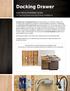 Docking Drawer ELECTRICAL PLANNING GUIDE. for Docking Drawer and Style Drawer Installations