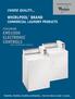 WHIRLPOOL BRAND COMMERCIAL LAUNDRY PRODUCTS