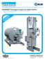 SWH Series. STONESTEEL Packaged Copper Coil Water Heaters Steam/Boiler Water/High Temperature Hot Water Vertical or Horizontal