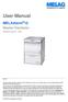 User Manual. MELAtherm 10. Washer-Disinfector. Software version Dear Dr.