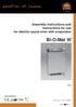 Assembly instructions and instructions for use for electric sauna oven with evaporator. Bi-O-Mat W MADE IN GERMANY IPX en / -44.