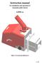 Instruction manual. GP45 cs. for installation and operation of Automatic pellet burner.  p. 1/56