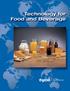 Food and Beverage Industry Table of Contents