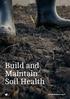 Build and Maintain Soil Health.