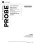 PROBE. Precision Cooking SAFETY INFORMATION... 3 OWNER S MANUAL