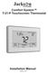 Comfort System T-21-P Touchscreen Thermostat Installation Manual