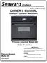 Seaward Products. OWNER S MANUAL Installation Operation - Maintenance. Princess Gourmet Model 345. Built-in Electric Oven ELECTRIC WALL OVEN
