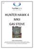 HUNTER HAWK 4 MKII GAS STOVE