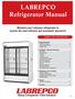 LABREPCO Refrigerator Manual