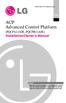 ACP Advanced Control Platform (PQCPA11A0E, PQCPB11A0E) Installation/Owner's Manual
