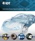 Automotive Sensor Signal Conditioners Overview