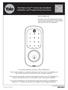 Yale Real Living Touchscreen Deadbolt Installation and Programming Instructions