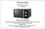 20 Litre microwave oven User manual. Model number: RHM2060B