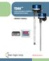 TD80 LEVEL GAUGING & OVERFILL PREVENTION SYSTEM PRODUCT MANUAL. TPM 001 Revision 0.1