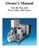 Owner s Manual. Van Ho Pug mill Power Plus 200 Series