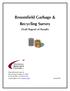 Broomfield Garbage & Recycling Survey. Draft Report of Results