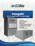 OmegaAir. 100% Dedicated Outside Air System (DOAS)