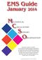 EMS Guide M C S. January 2014 ECHANICAL IRCULATORY UPPORT O RGANIZATION