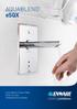AQUABLENDTM esqx ELECTRONIC TOUCH FREE POINT OF USE THERMOSTATIC MIXERS
