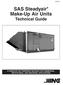 SAS Steadyair Make-Up Air Units Technical Guide