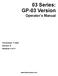 03 Series: GP-03 Version Operator s Manual