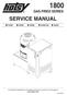 SERVICE MANUAL GAS-FIRED SERIES 1812SS 1832SS 1836SS 1832SS SS