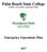 Palm Beach State College Florida s First Public Community College. Emergency Operations Plan
