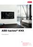 ABB-tacteo KNX. The individual touch