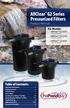 AllClear G2 Series Pressurized Filters Product Manual