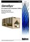 GeneSys. Air-Cooled Screw Compressor Chillers. Catalog