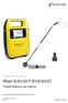 IRwin S/SX/SXT/SXG/SXGT. Portable Methane Leak Detector. Original operating instructions , , , , ,