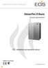 SteamTec II Basic. steam generator. Installation and operation manual. Made in Germany. print # / 36.16