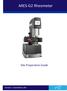 ARES-G2 Rheometer. Site Preparation Guide. Revision A Issued June 2016 Page 1