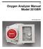 Oxygen Analyzer Manual Model 2010BR