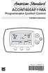 ACONT600AF11MA Programmable Comfort Control