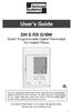 User s Guide. DH E RS D/BW Smart Programmable Digital Thermostat for Heated Floors