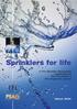 Sprinklers for life. A Fire Sprinkler Association supplement to Fire Prevention & Fire Engineers Journal