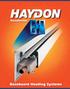 The Haydon Hydronic Baseboard Division
