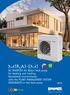 DC INVERTER Air-Water heat pump for Heating and Cooling Residential environments with the PLANT MANAGEMENT SYSTEM INTEGRATED in the heat pump GB 04