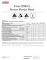 Vista-20SEUL System Design Sheet