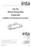 Inta City Shower Mixing Valve CT20010CP