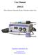 User Manual J0841X. Piezo Electric Ultrasonic Scaler / Polisher Combo Unit. Jorgensen Laboratories, Inc.